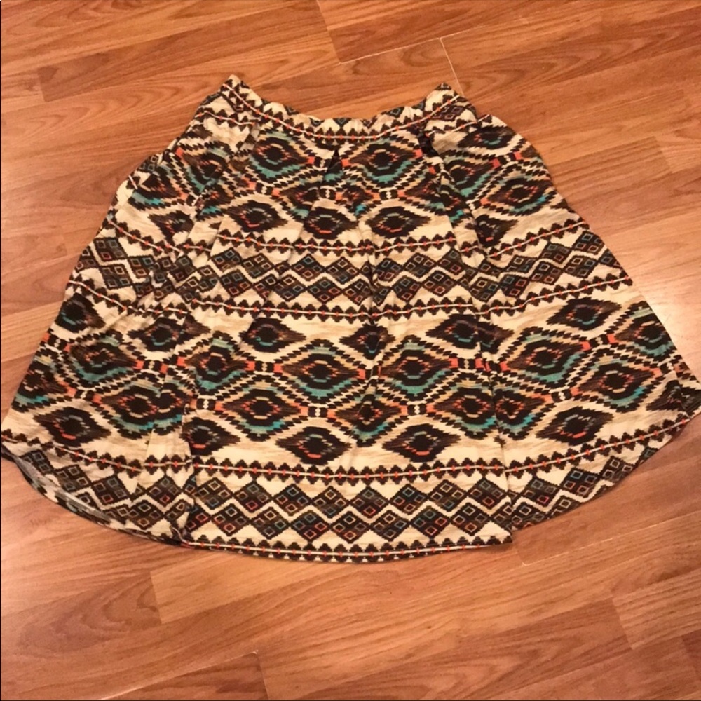 Lularoe Azure Aztec Print Skirt XL